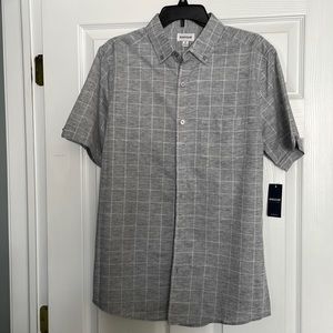Haggar Shoreline Woven Mens Short-sleeve Dress Shirt